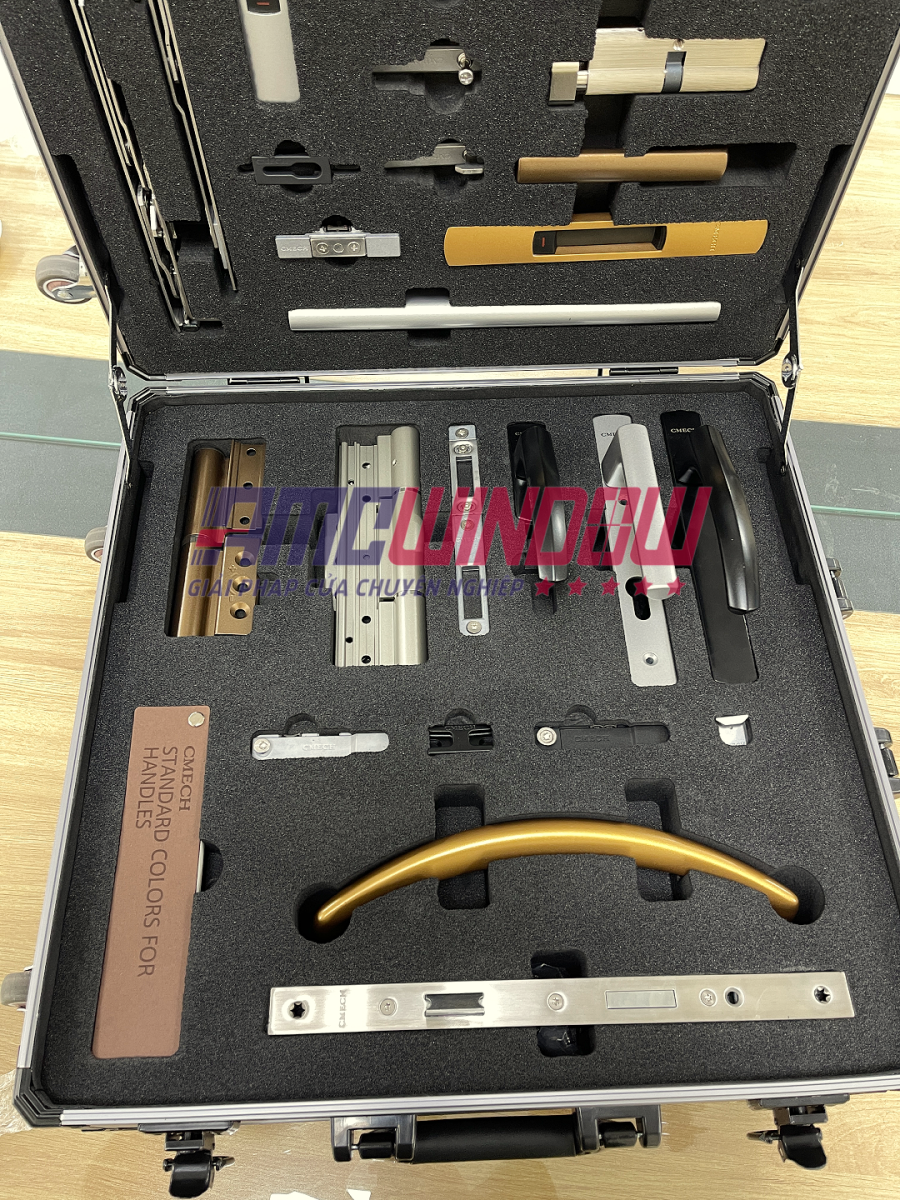 CỬA NHÔM XINGFA KẾT HỢP CÙNG PHỤ KIỆN KINLONG, CMECH CÓ TỐT KHÔNG?