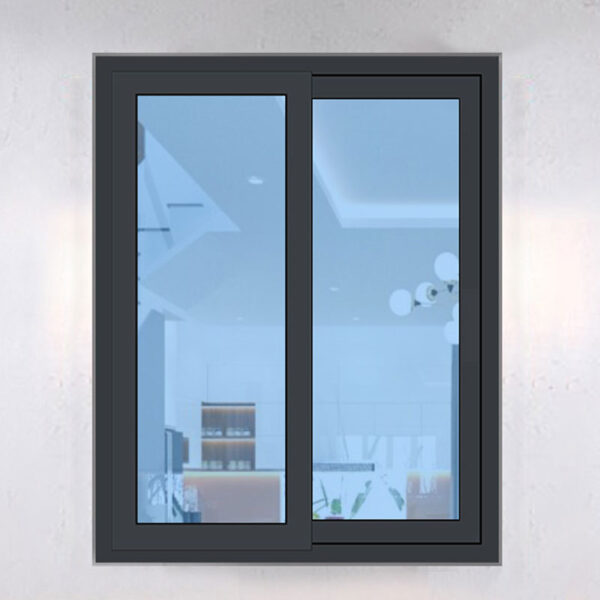 Cửa sổ 2 cánh mở trượt hệ 55 vát cạnh