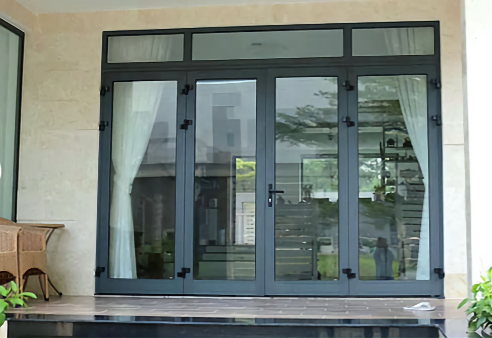 Cửa nhôm xingfa 4 cánh đẹp Cửa nhôm xingfa 4 cánh đẹp