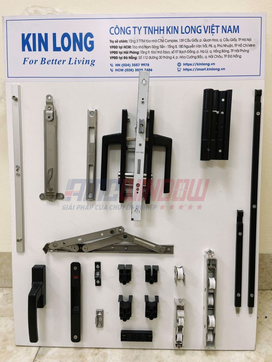 Lựa Chọn Phụ Kiện Không Phù Hợp Cho Cửa Nhôm Kính